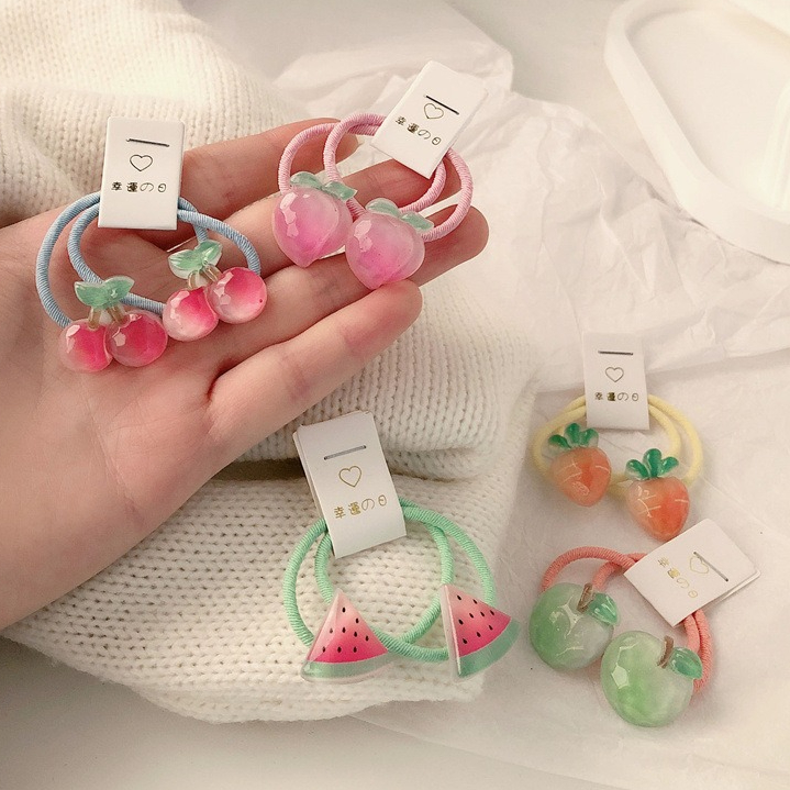 Travel Accessories For Kids - Lazos para el cabello de zanahoria