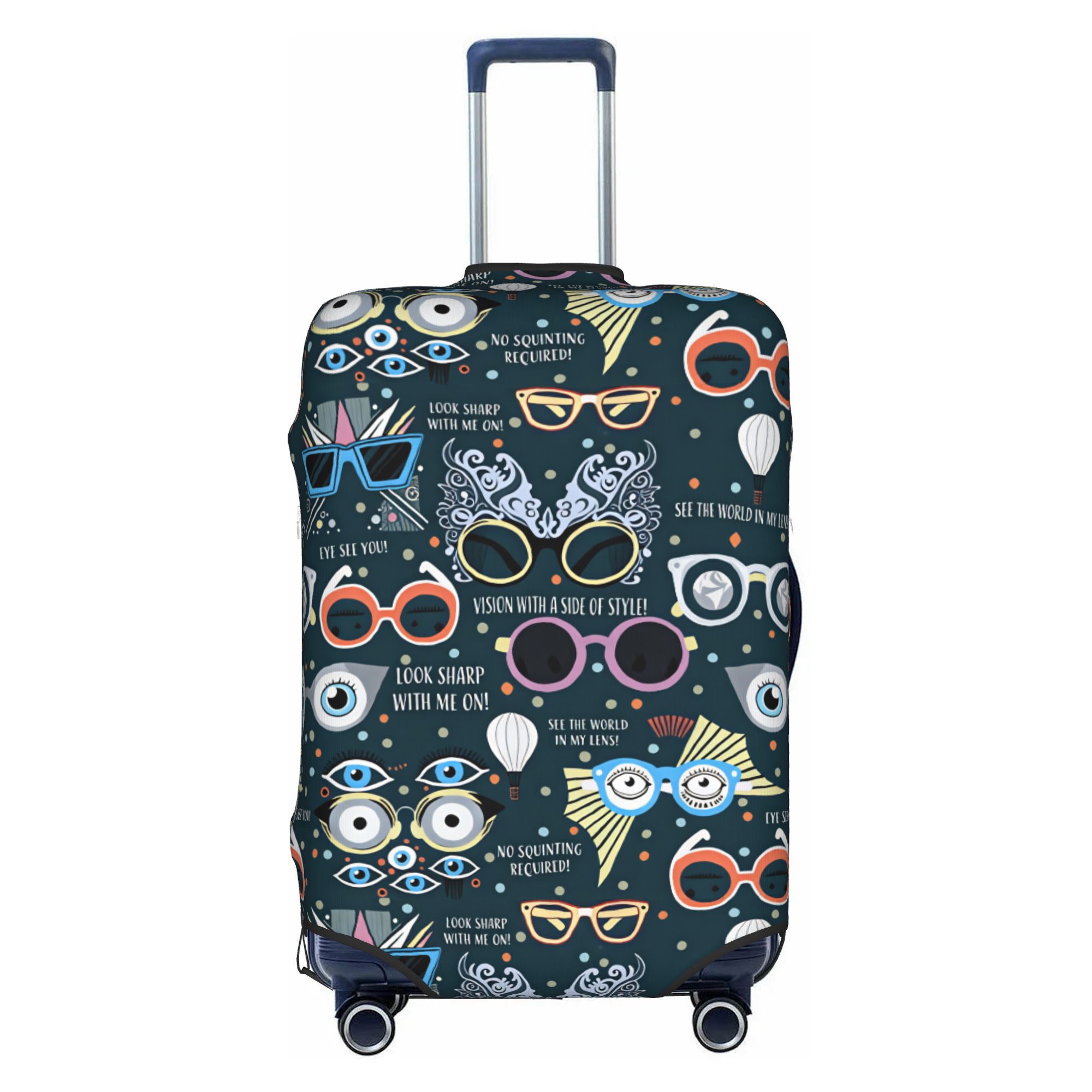 Quirky Travel Accessories - Funda protectora para equipaje de optometrista
