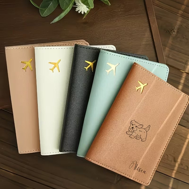 Travel Accessories Dog - Funda de pasaporte personalizada con un