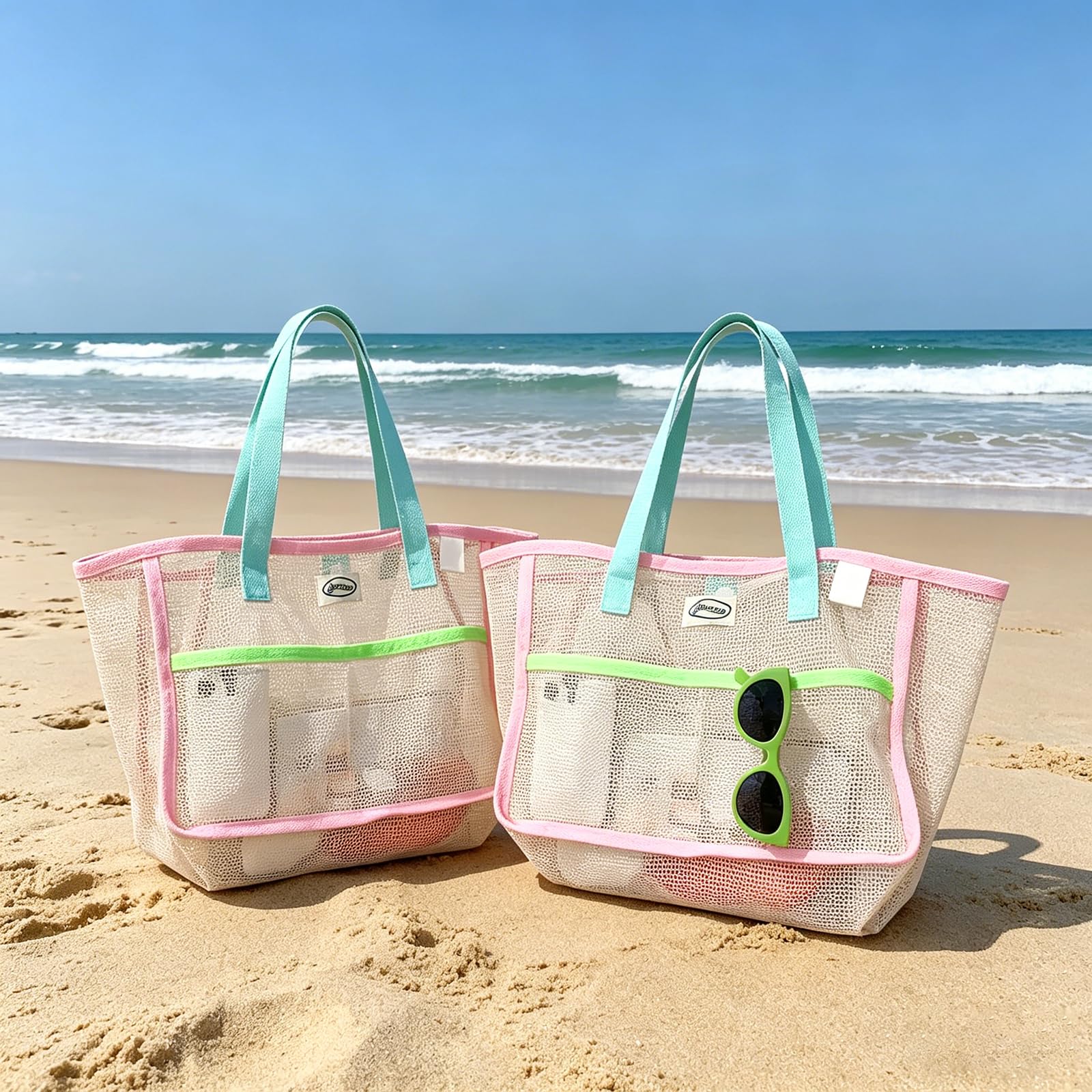 Travel Accessories Shops - Bolsas de Playa para Mujer, Coloridas,