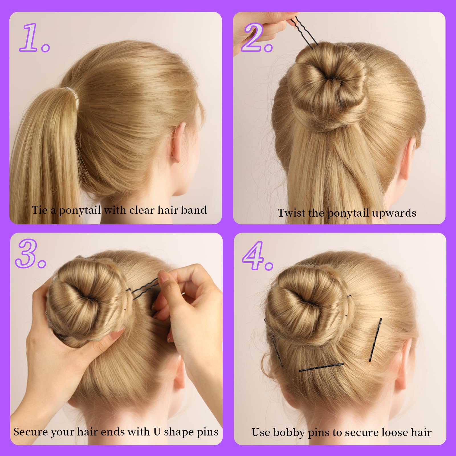 Travel Accessories For Kids - Juego de Pinzas para el Cabello