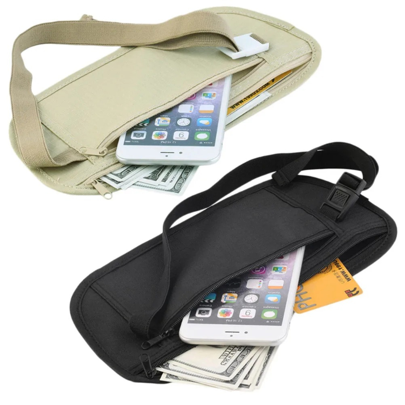 Travel Accessories Passport Holder - Riñoneras de viaje invisibles, bolsa para