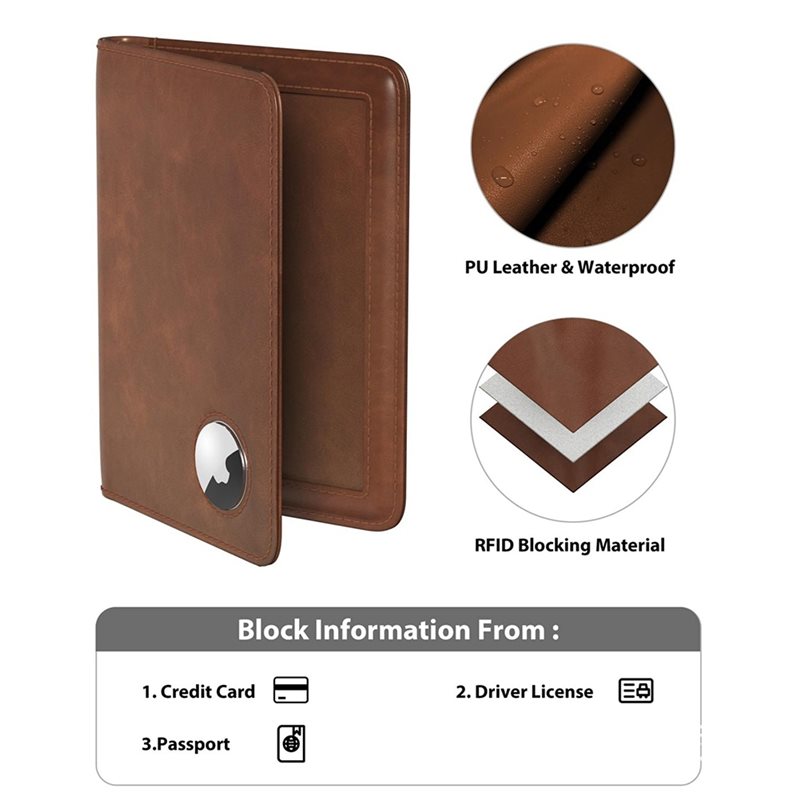 ABRT-Porta pasaportes con bloq - Travel Accessories Passport Holder reseña y precio