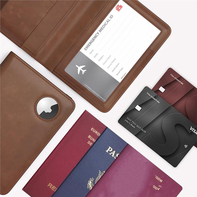 ABRT-Porta pasaportes con bloq - Travel Accessories Passport Holder reseña y precio