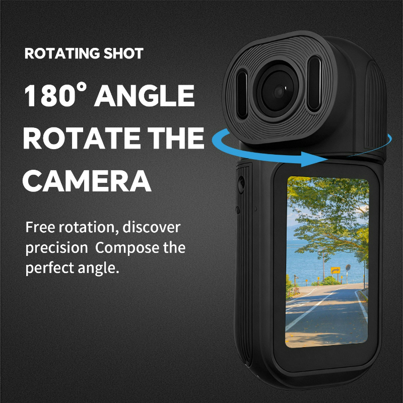 Mini Cámara Deportiva con 180° - Travel Vlog Accessories reseña y precio