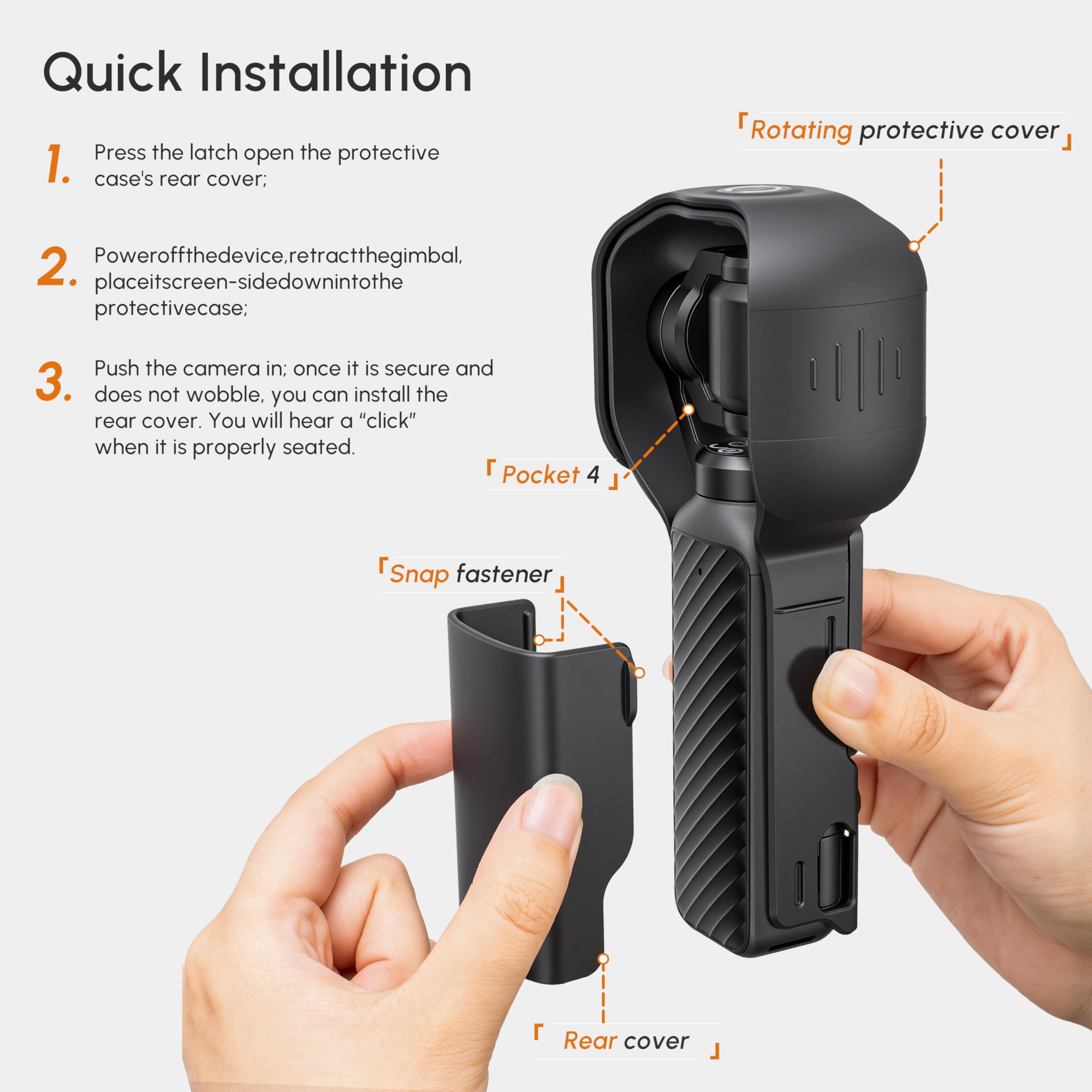 Funda protectora para DJI OSMO - Travel Vlog Accessories reseña y precio