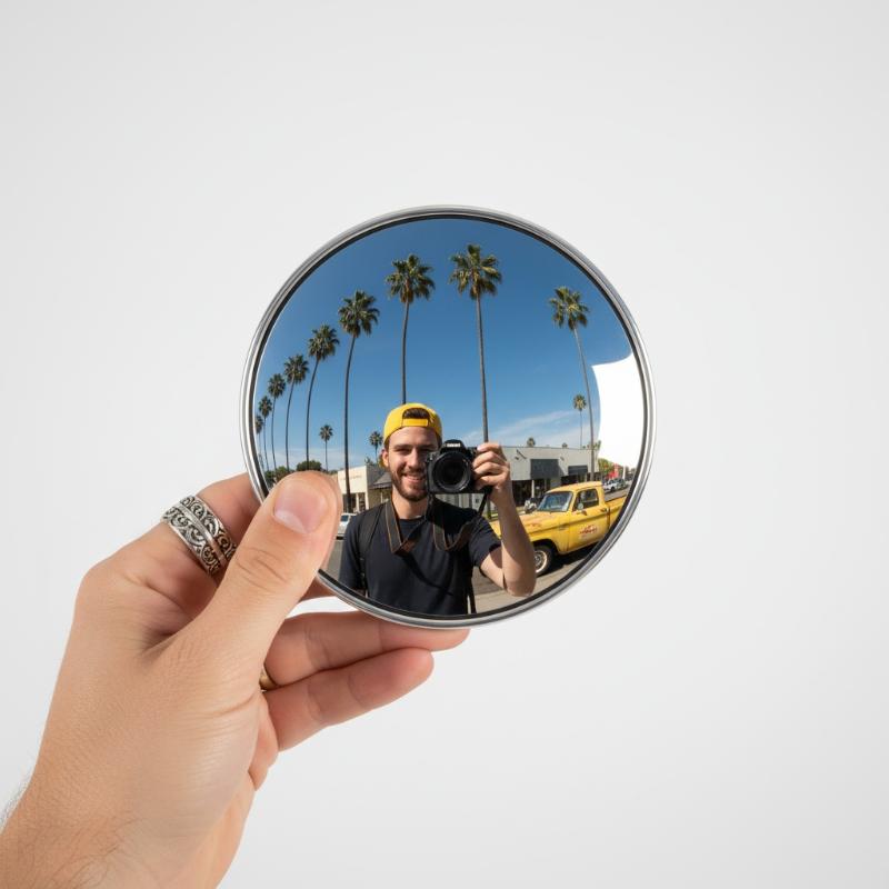 Espejo para selfies de mano de - Travel Vlog Accessories reseña y precio
