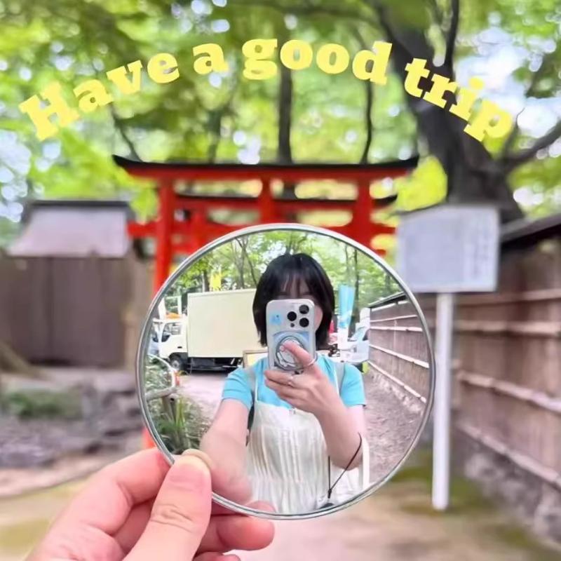 Espejo para selfies de mano de - Travel Vlog Accessories reseña y precio