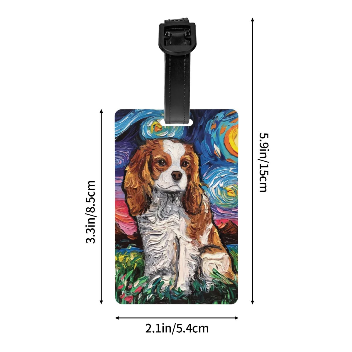 Etiqueta de equipaje artística - Travel Accessories Dog reseña y precio
