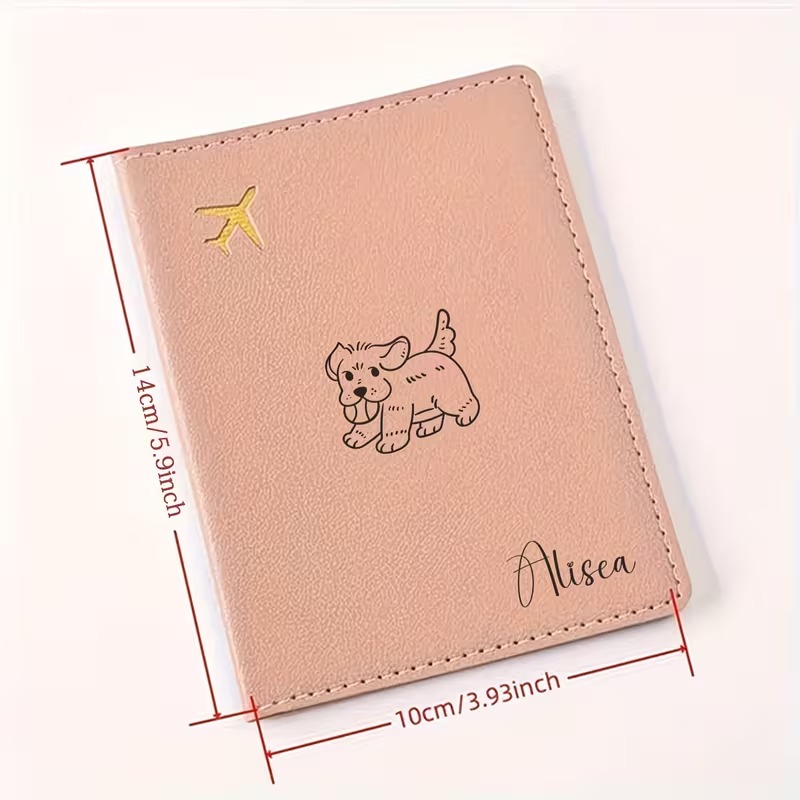 Funda de pasaporte personaliza - Travel Accessories Dog reseña y precio