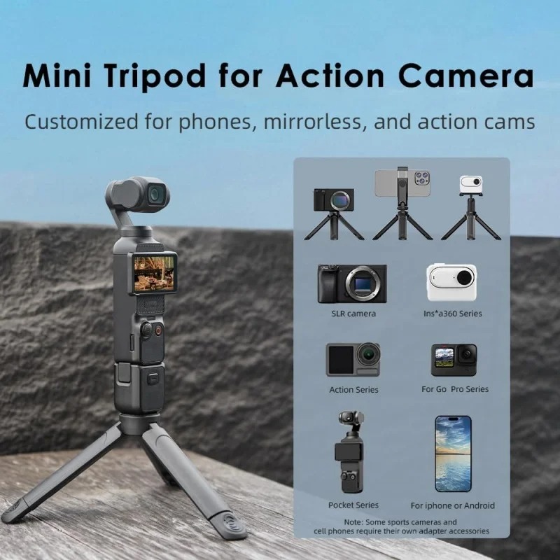 Mini Trípode Plegable para DJI - Travel Vlog Accessories reseña y precio