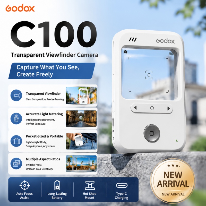 Cámara digital retro CCD Godox - Travel Vlog Accessories reseña y precio