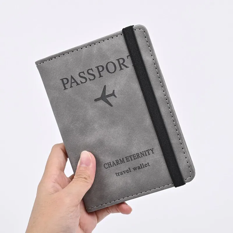 Cartera de cuero PU para hombr - Travel Accessories Passport Holder reseña y precio