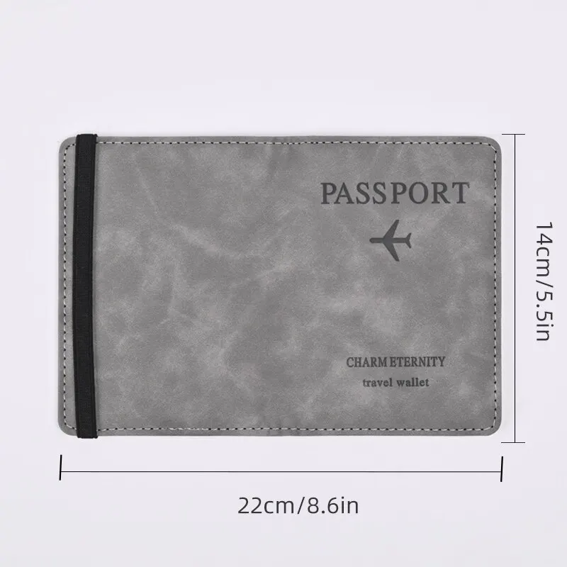 Cartera de cuero PU para hombr - Travel Accessories Passport Holder reseña y precio
