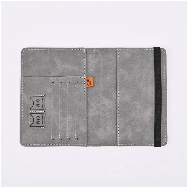 Cartera de cuero PU para hombr - Travel Accessories Passport Holder reseña y precio