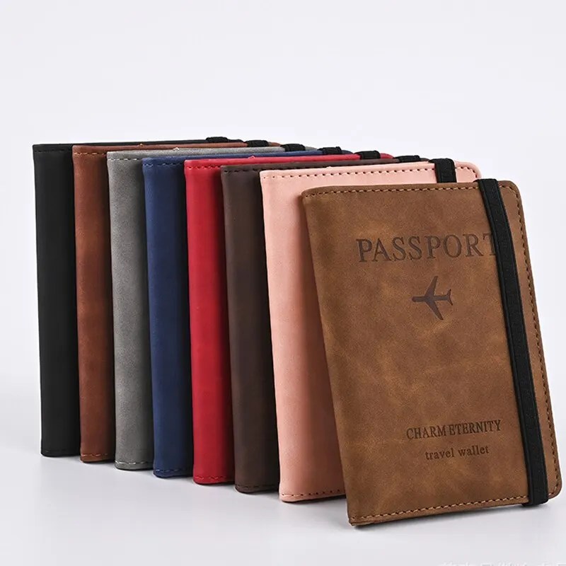 Cartera de cuero PU para hombr - Travel Accessories Passport Holder reseña y precio